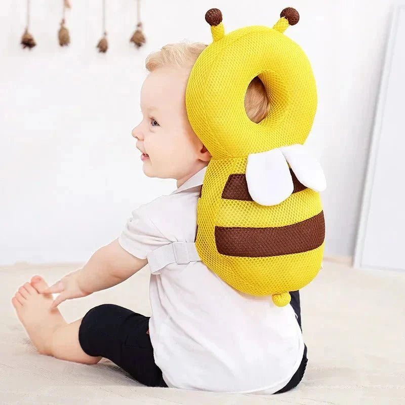 Coussin Bébé - BabyHeadBackProtector™ - Jaune - Bebechouboutique
