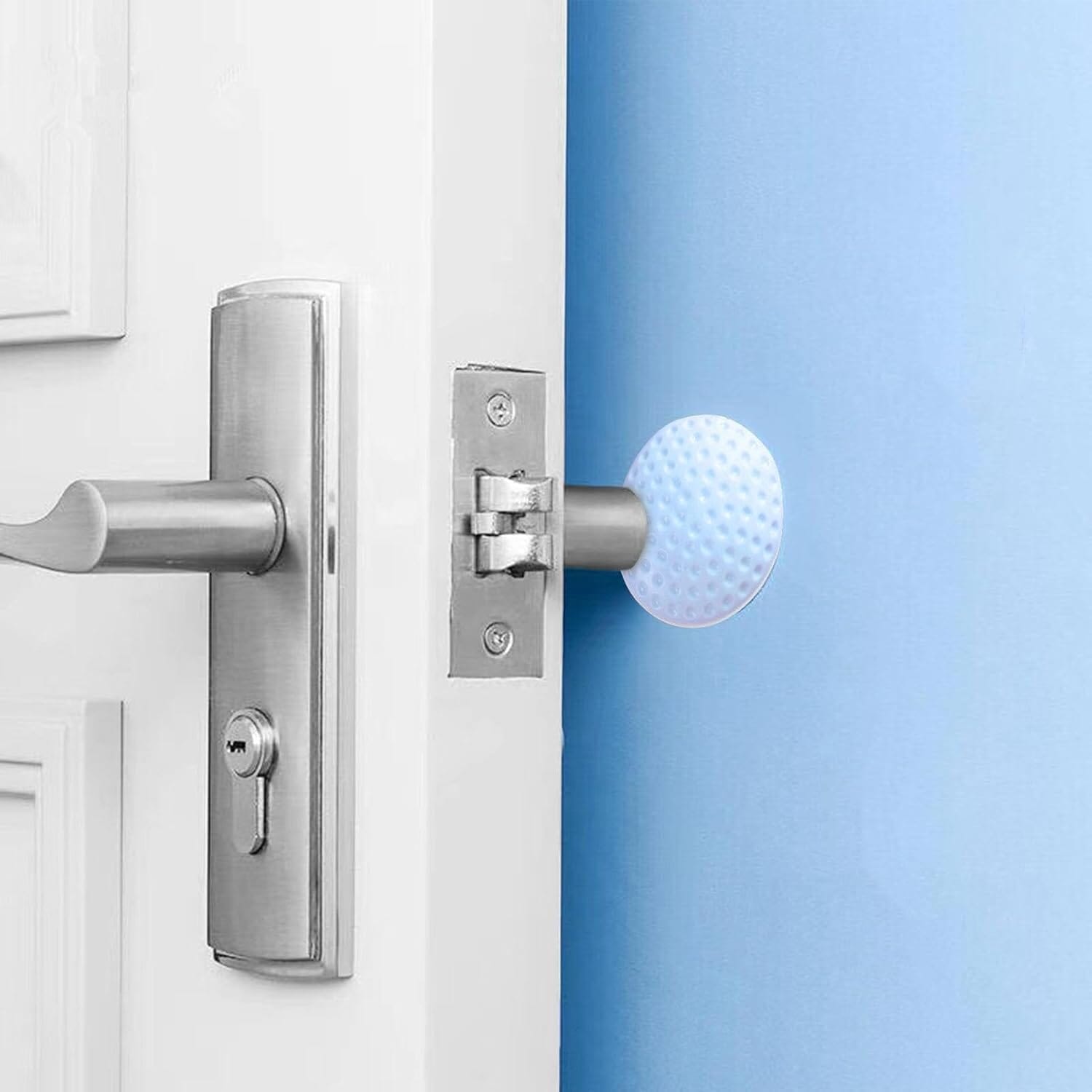 Butée de Porte - SecureStop™ - Bleu Pastel - Bebechouboutique