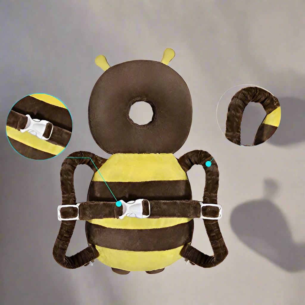 Coussin Bébé - BabyHeadBackProtector™ - Marron - Bebechouboutique