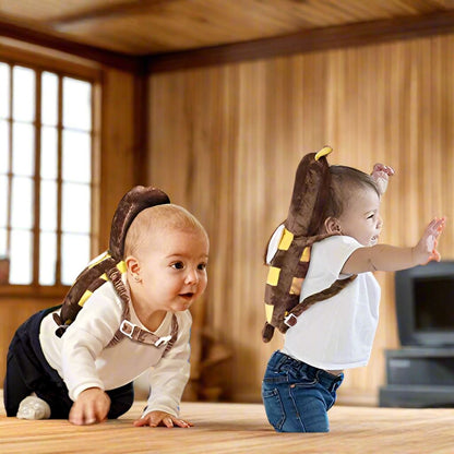 Coussin Bébé - BabyHeadBackProtector™ - Marron - Bebechouboutique