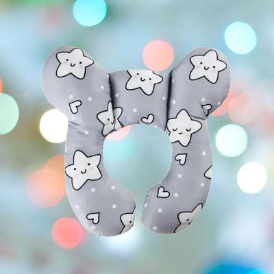 Coussin Bébé - BabyTravelPillow™ - Etoiles - Bebechouboutique