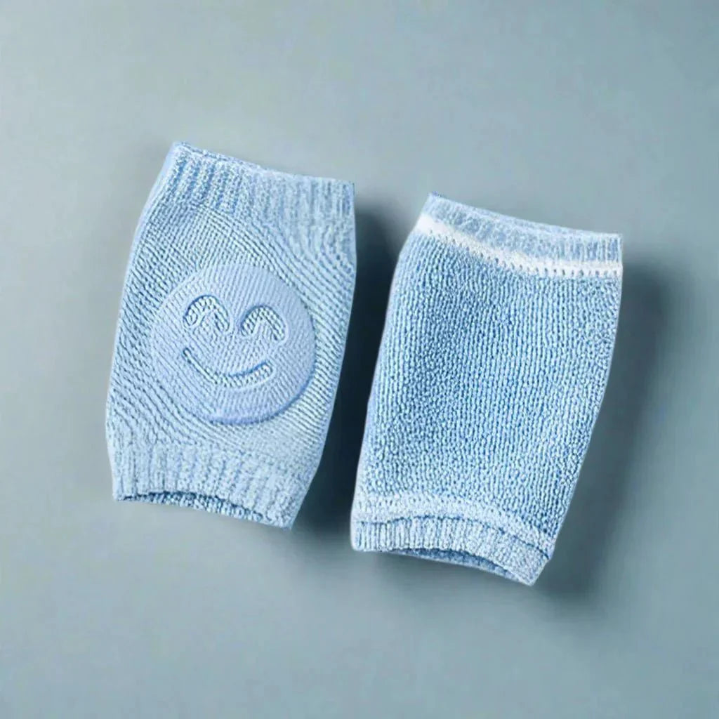 Genouillères - TotiPads™ - SmileyBleu - Bebechouboutique
